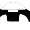 Wkładka do profili nierdzewnych - White PVC profile base h.50mm - Kod. 44.480.19 1