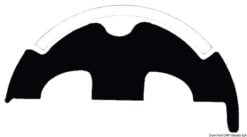 Wkładka do profili nierdzewnych - White PVC profile base h.55mm - Kod. 44.480.21 12