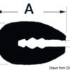 Profil wykończeniowy do tworzywa wzmocnionego włóknem szklanym, drewna, metalu - Black PVC profile 3.5mm 24m - Kod. 44.492.00 1