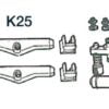 Zestaw połączeniowy kabli K24 - Kod. 45.047.25 1