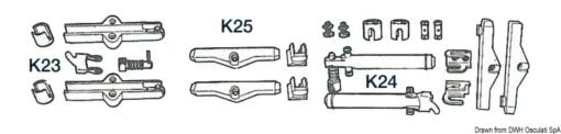 Zestaw połączeniowy kabli K25 - Kod. 45.047.24 3