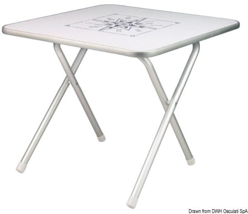 Stół składany wysokiej jakości. Prostokątny. 88x60 cm - Kod. 48.354.03 4