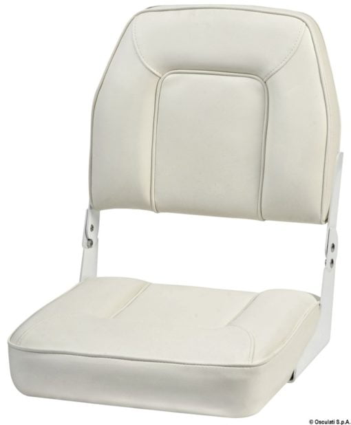 De Luxe, Sitz mit klappbarer Lehne - weiß RAL 9010 - Kod. 48.403.01 3