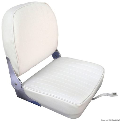 Fotel z odchylanym oparciem - Biały - Kod. 48.404.01 3