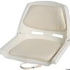 Fotel z białego polietylenu z odchylanym oparciem - Kod. 48.405.00 1
