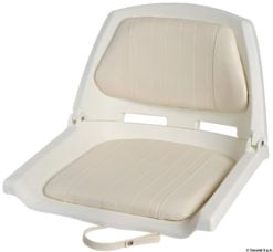 Sitz aus weißem Polyethylen mit einklappbarer Lehne - hellgrau/dunkelgrau - Kod. 48.405.01 5