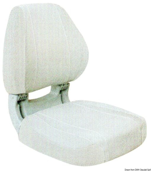 Sirocco, ergonomischer Sitz - weiß - Kod. 48.407.01 3