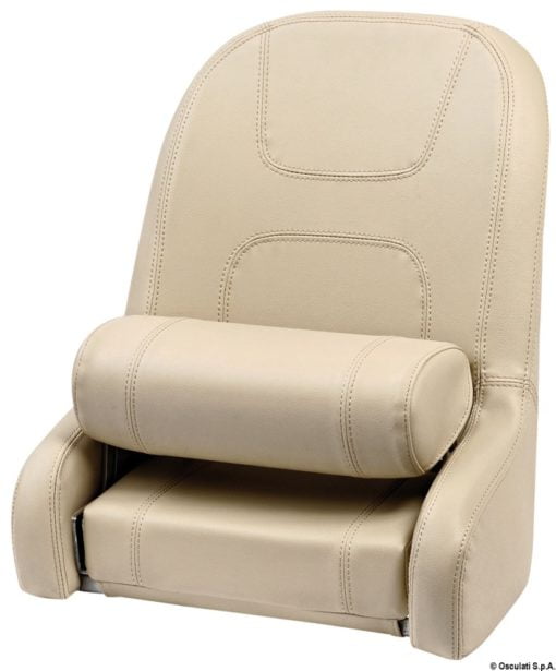 Padded seat w/H51 flip up RAL9010 - Kod. 48.410.06 5