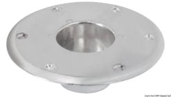 Podstawy zapasowe do stożkowych nóg stołu - Spare support polished anodized aluminium Ø 165mm - Kod. 48.416.33 19
