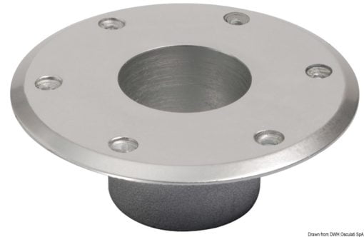 Podstawy zapasowe do stożkowych nóg stołu - Support polished anodized aluminium 48.418.21 - Kod. 48.416.23 3