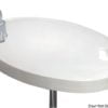 Stół z białego ABS. Owalna. 77x51 cm - Kod. 48.417.90 1