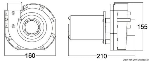 Części zamienne do WC elektrycznych TECMA - Macerator pump Tecma 12 V - Kod. 50.226.60 3