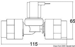 Części zamienne do WC elektrycznych TECMA - Rubber and valve kit Tecma generation 2 - Kod. 50.226.71 11