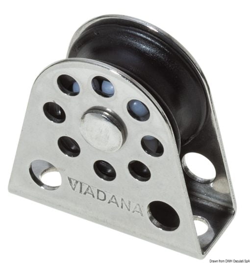 Bloczek pionowy zwrotny VIADANA - pojedynczy - aluminium - 4 mm - Kod. 55.063.60 3