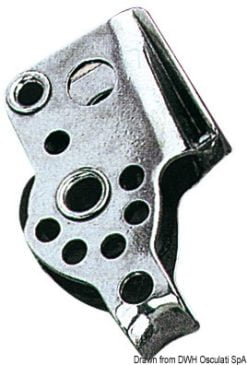 Bloczki micro VIADANA dla lin do 5 mm - Bloczek podwójny wbudowany - Kod. 55.090.31 21