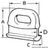 Pełzacz - Nylon semicircular slide 10mm - Kod. 58.047.70 2