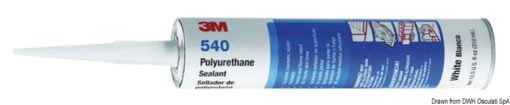 3M 540 polyurethane sealing adhesive white 310 ml - Kod. 65.343.12 3