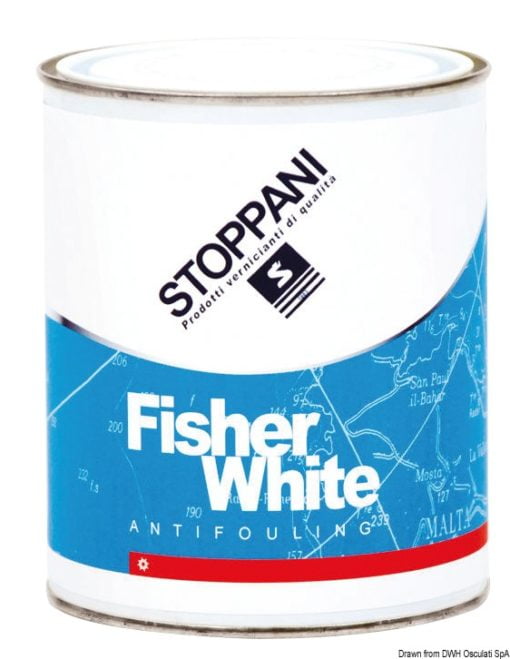 Farba przeciwporostowa STOPPANI LECHLER Fisher White - 0,75 l Biały - Kod. 65.877.12 3