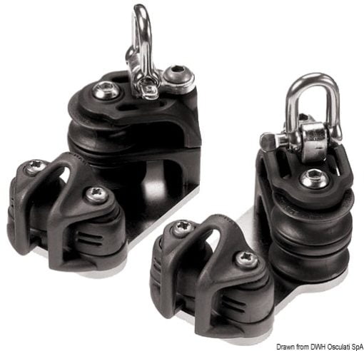 Accessories for NTR Travellers - Cam cleat with fixing plate (pair) - Size 2 - Kod. 68.784.02 5