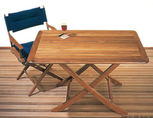 Stolik ARC z prawdziwego drewna tekowego - Teak table 125x80 cm - Kod. 71.305.70 4