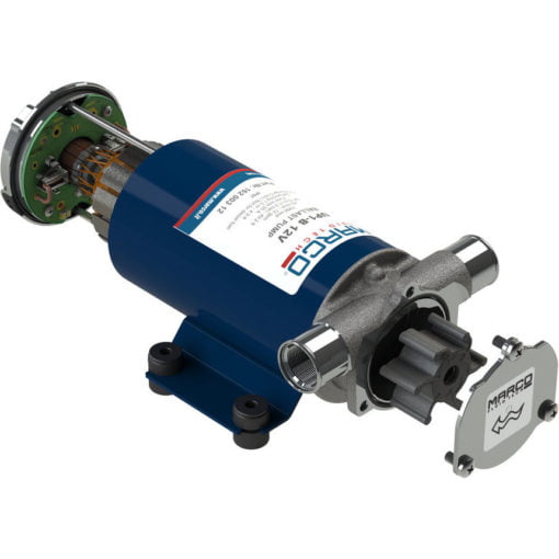 Marco UP1-B Ballast pump with rubber impeller 45 l/min (24 Volt) - Kod 16200313 4