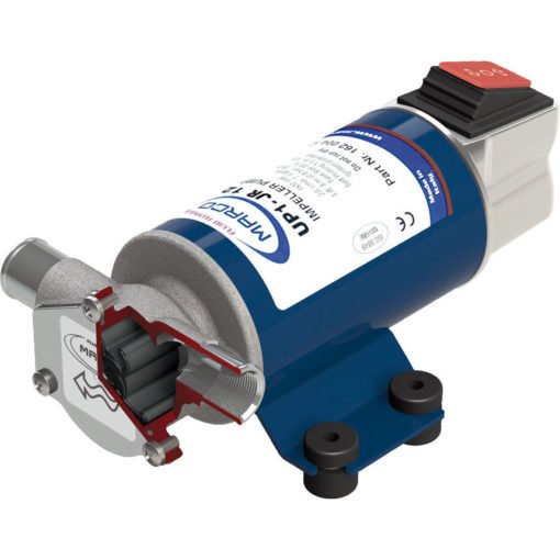 Marco UP1-JR Reversible impeller pump 28 l/min with on/off integrated switch (12 Volt) - Kod 16201112 3