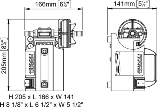Marco UP3-CK Portable gear pump kit 15 l/min (12 Volt) - Kod 16400612 5