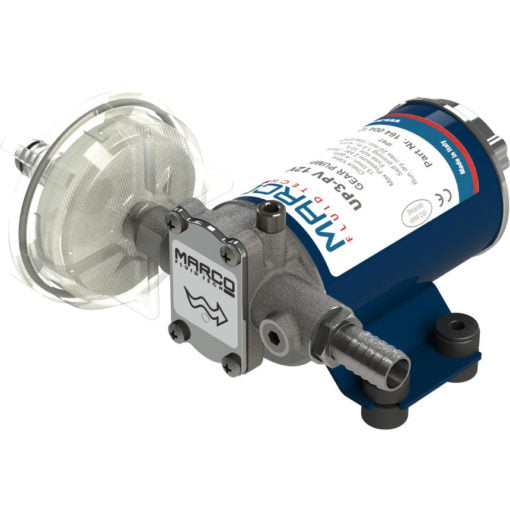 Marco UP3-PV PTFE Gear pump with check valve 15 l/min (24 Volt) - Kod 16400413 3