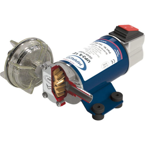 Marco UP3-S Gear pump 15 l/min with integrated on/off switch (12 Volt) - Kod 16400712 3