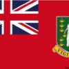 Flaga - Brytyjskie Wyspy Dziewicze – marynarka handlowa - Bandiera Isole Vergini Britanniche merc. 30x45 - Kod. 35.466.02 1