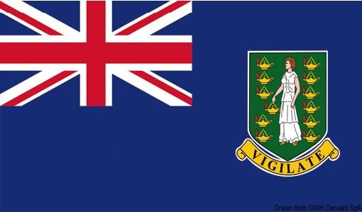 Flaga - Brytyjskie Wyspy Dziewicze - krajowa - Bandiera Isole Vergini Britanniche naz. 30x45 - Kod. 35.467.02 3