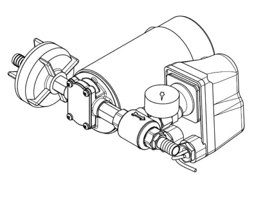 Marco DP12 Deck washing pump kit 5 bar (12 Volt) - Kod 16484012 7